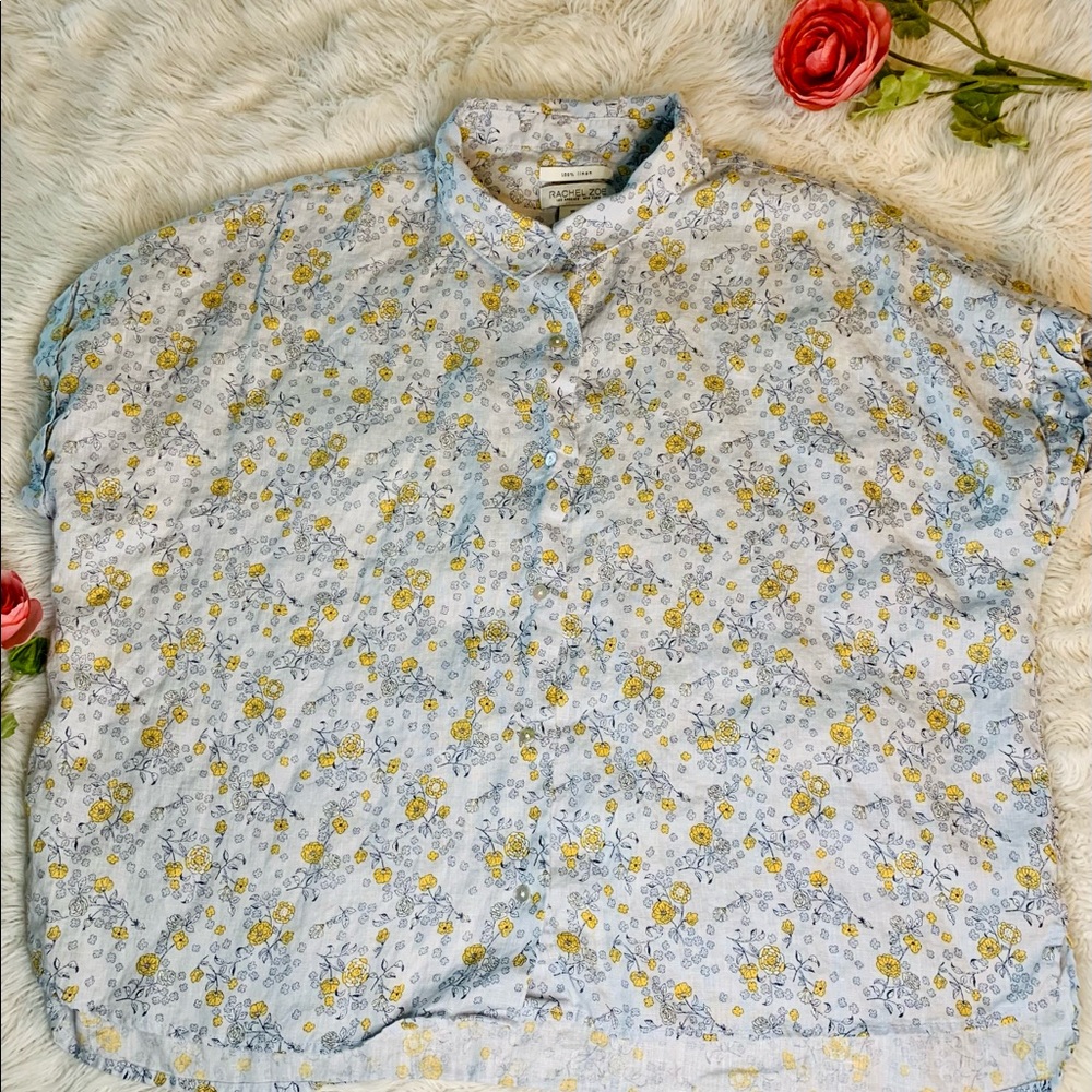 Rachel Zoe Linen Blouse